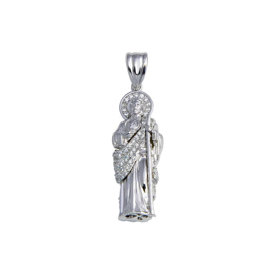 925 Sterling Silver Medium San Juditas Pendant
