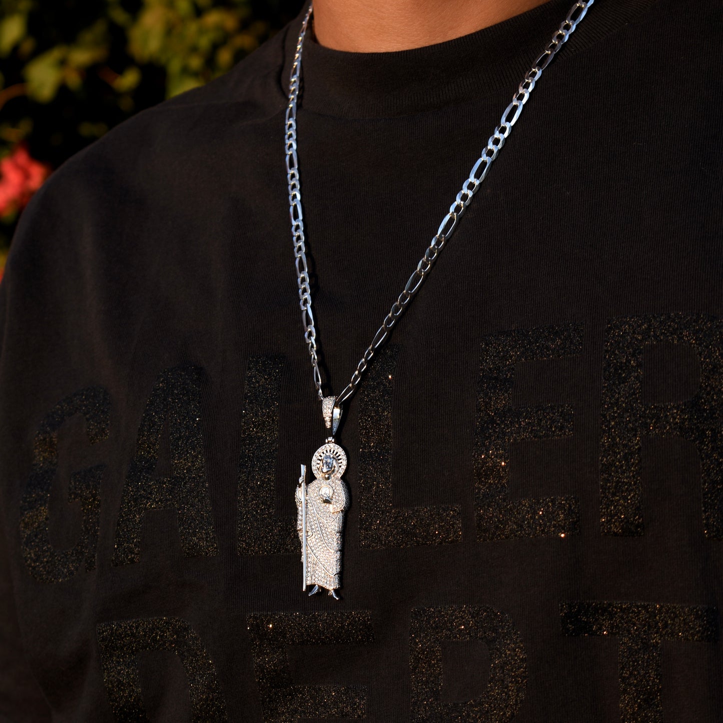 VVS Iced Out San Juditas Pendant
