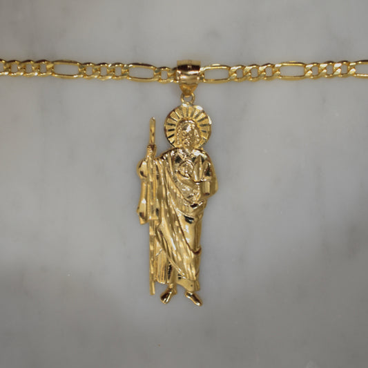 14K Gold San Juditas Chain Set