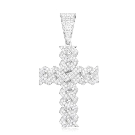 VVS Cuban Cross Pendant