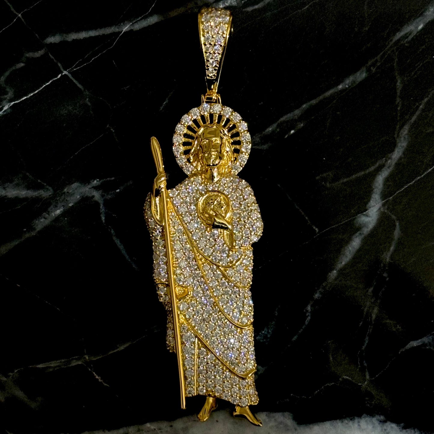VVS Iced Out San Juditas Pendant