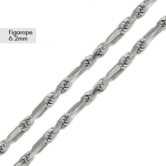 925 Sterling Silver Milano Chain (6.2MM)