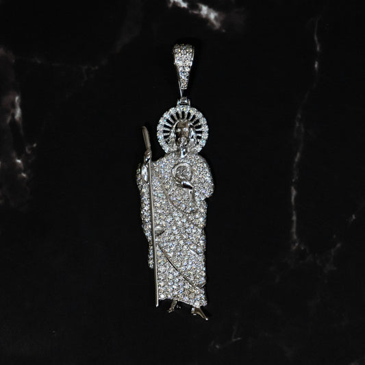 VVS Iced Out San Juditas Pendant