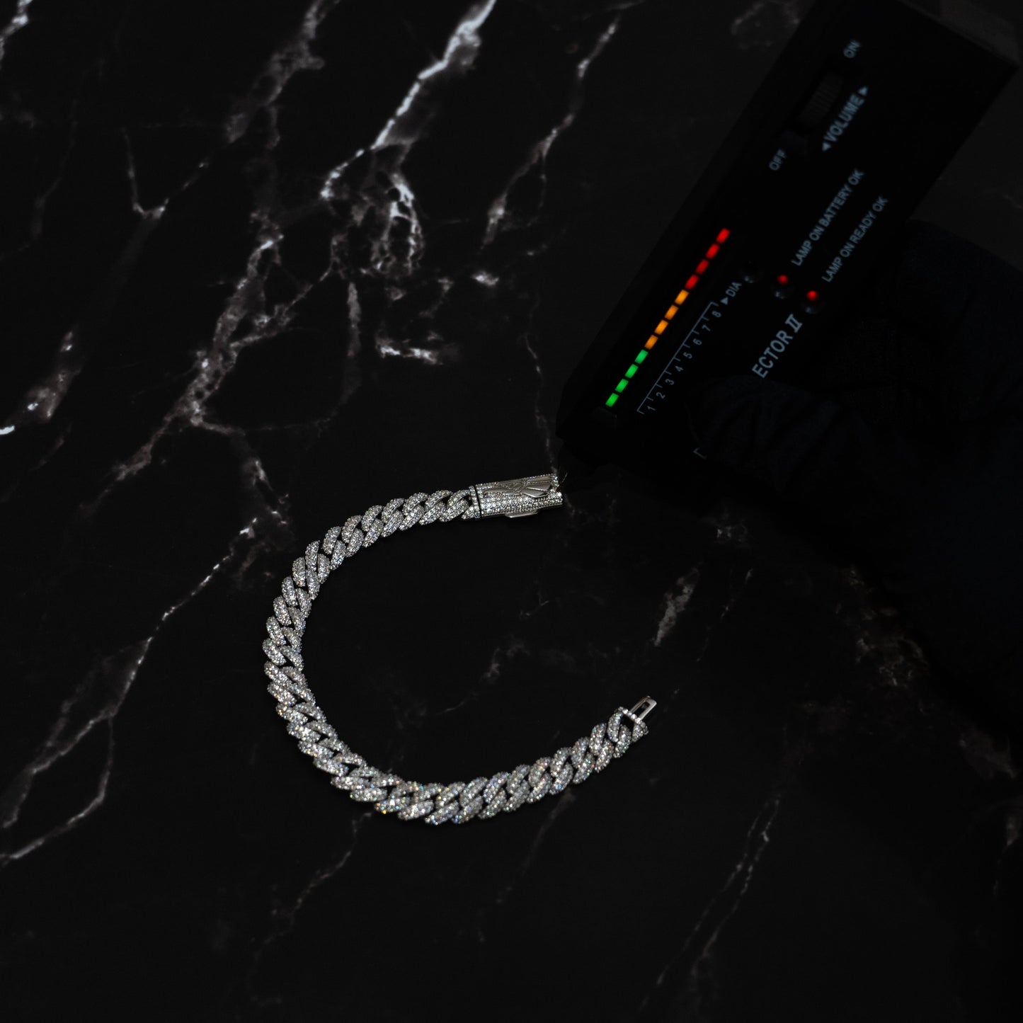 9mm VVS Moissanite "Hecho En Mexico" Cuban Bracelet