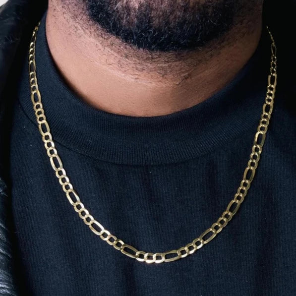 Flat Figaro Chain 5mm