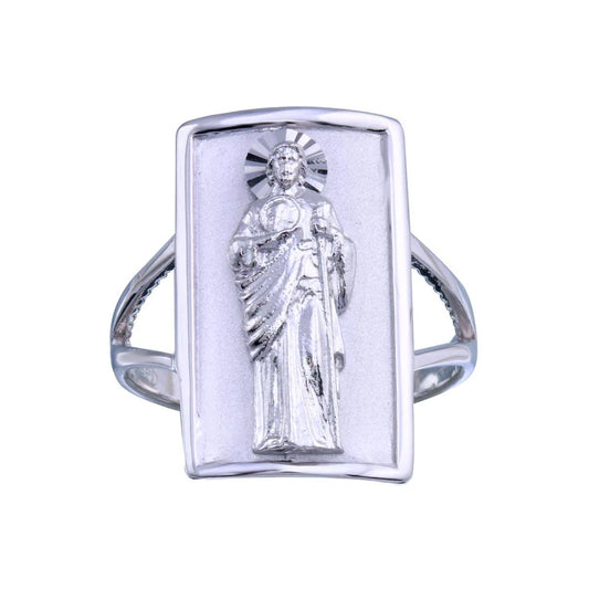 925 Sterling Silver San Juditas Ring