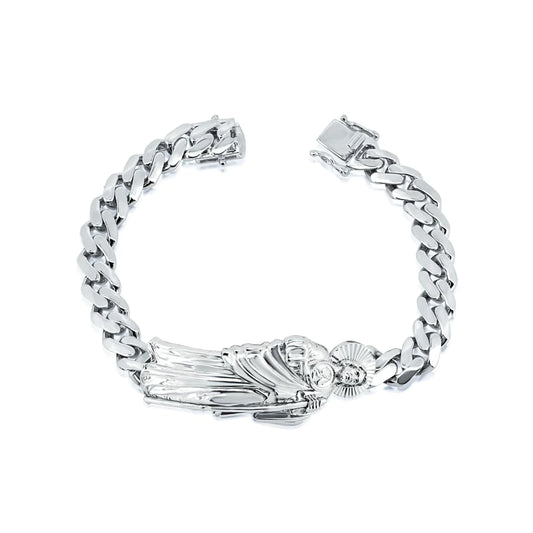 925 Sterling Silver San Judas Bracelet