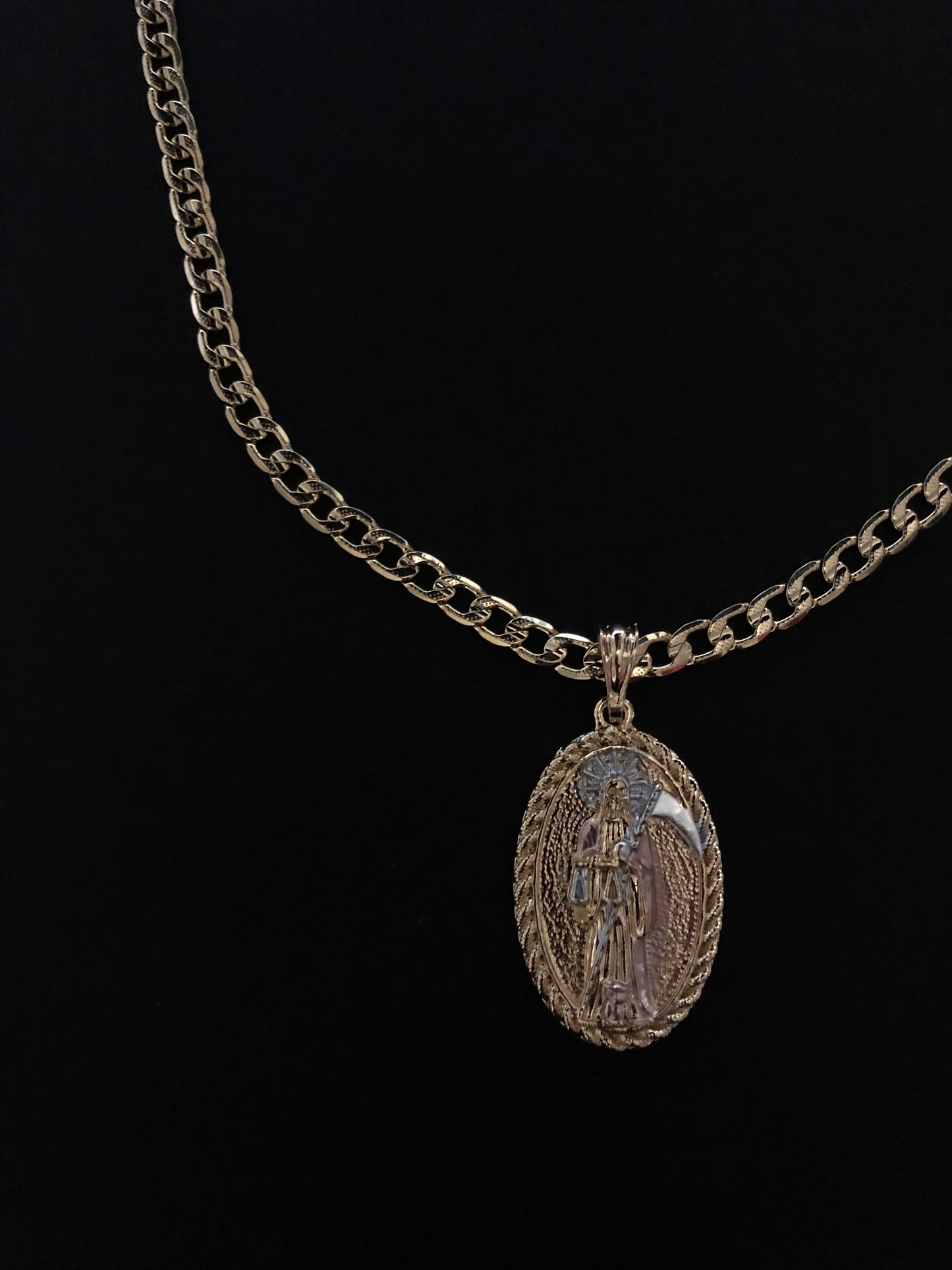 3 Color Santa Muerte Chain