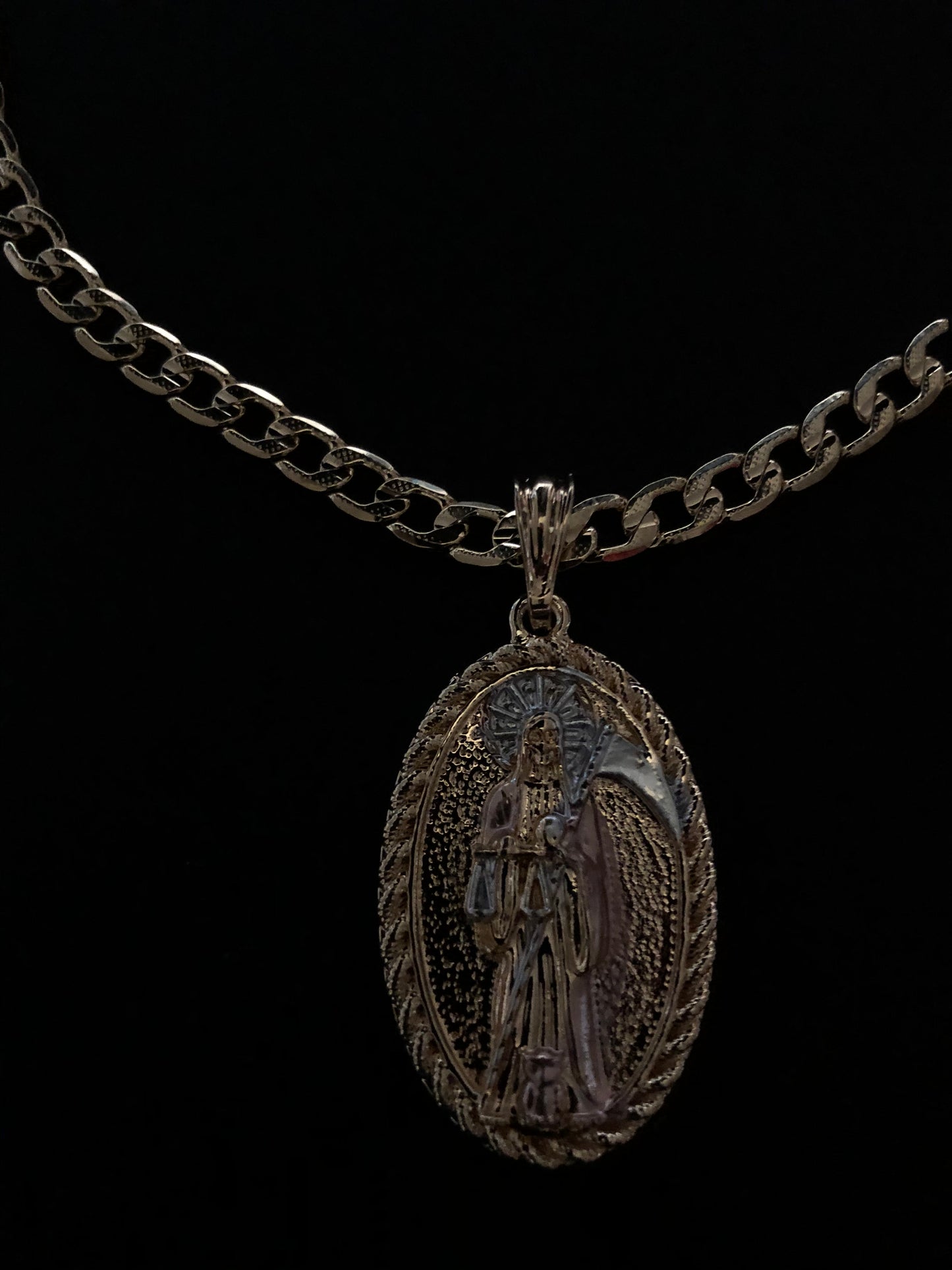 3 Color Santa Muerte Chain