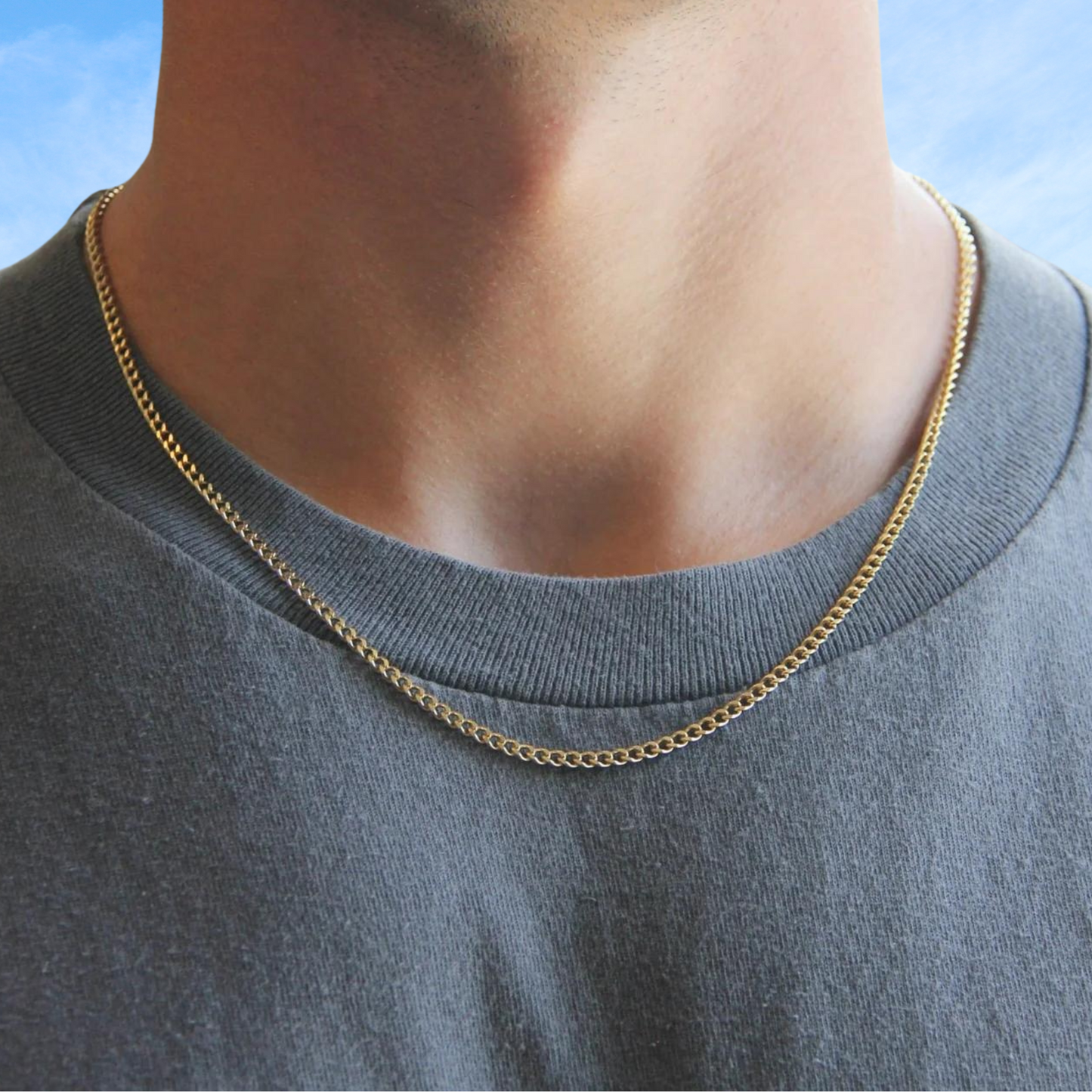 14K Gold Cuban Chain 3MM