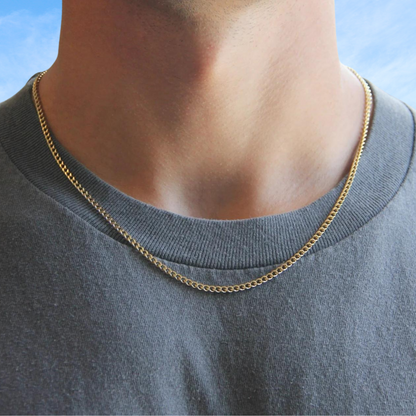 14K Gold Cuban Chain 3MM