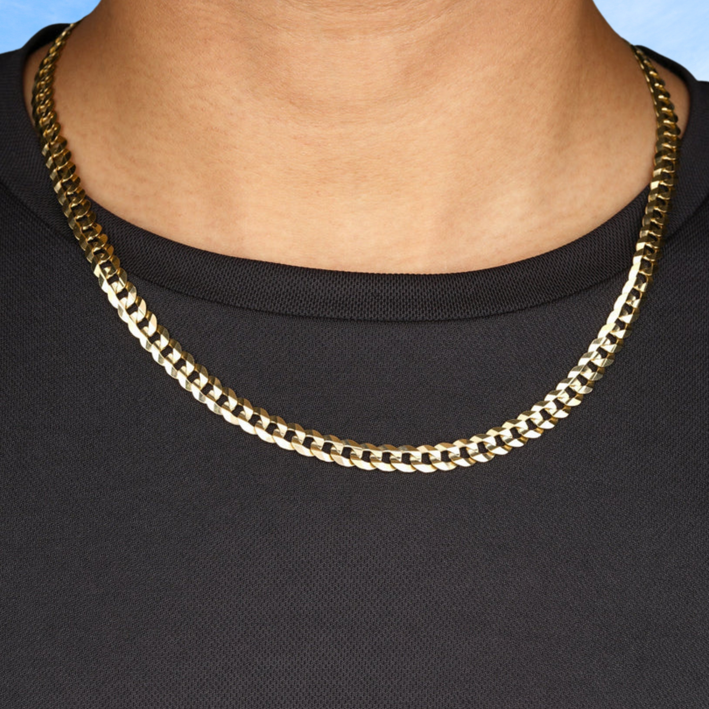 14K Gold Cuban Chain 6.5MM (Heavy)