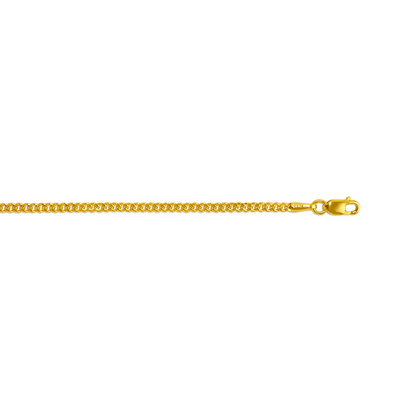 14K Gold Miami Cuban Chain 2MM