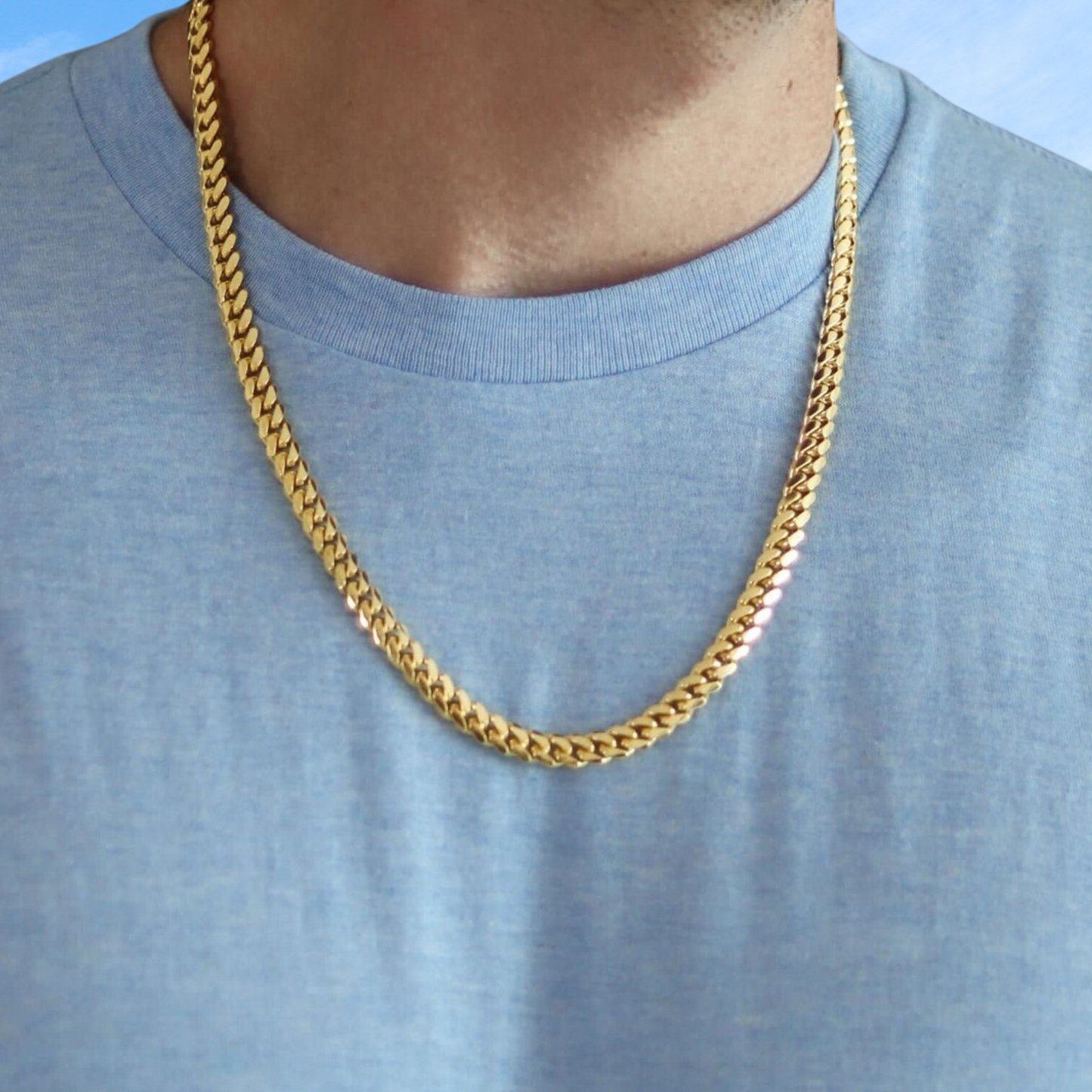 14K Gold Miami Cuban Chain 7MM (Heavy)