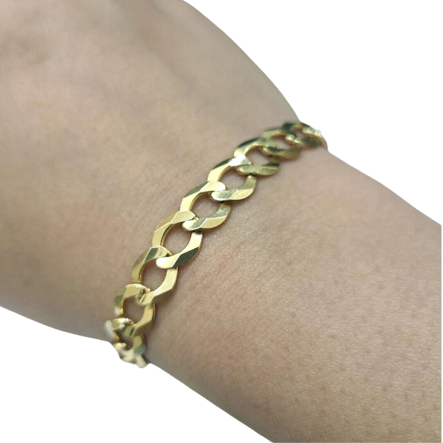 14K Gold Cuban Bracelet 8MM