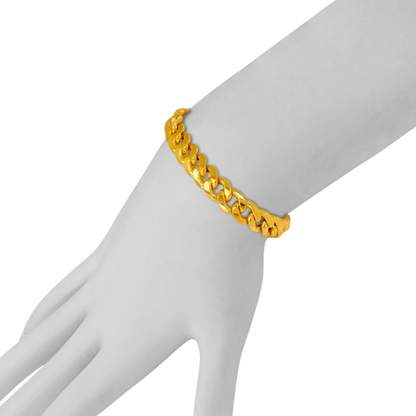 14K Gold Miami Cuban Bracelet 7MM (Hollow)