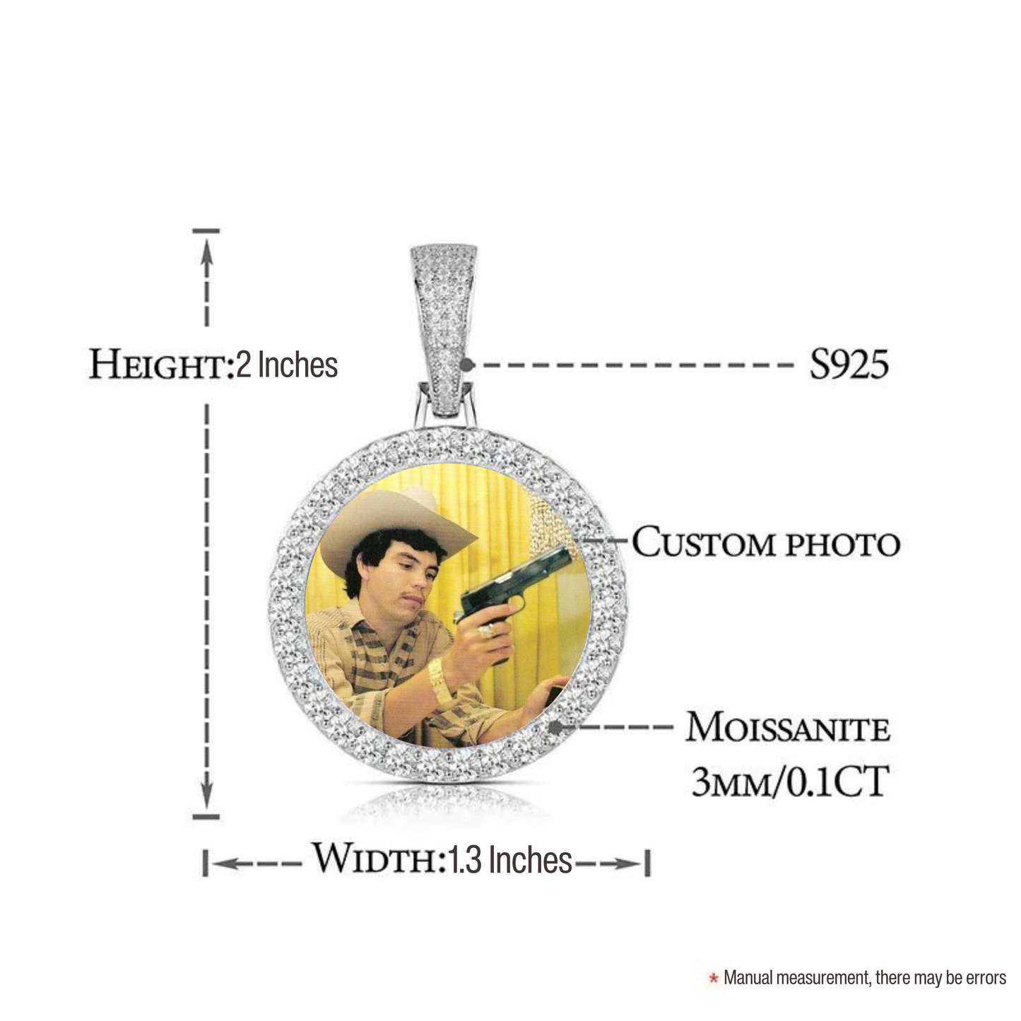 VVS Custom Photo Pendant