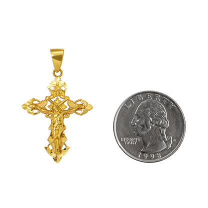 14K Gold Cruz Pendant