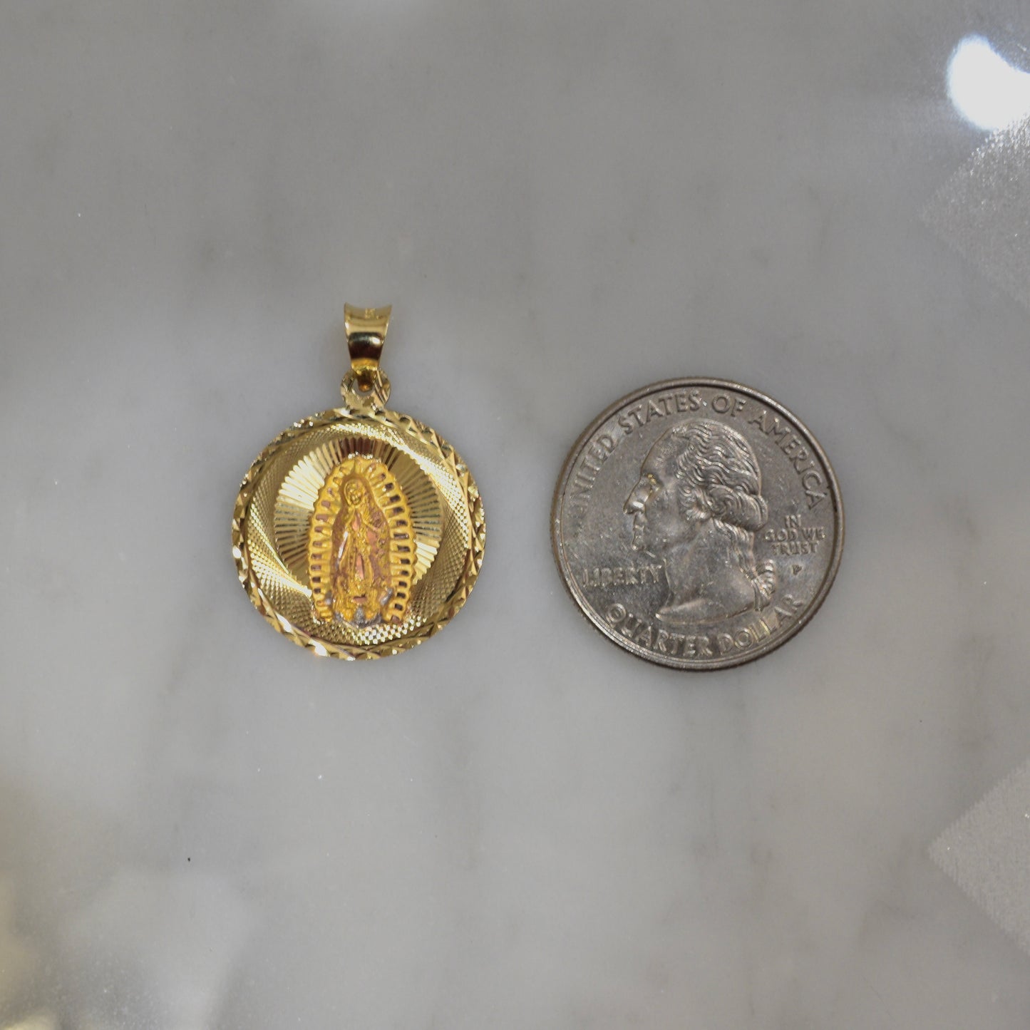 14K Gold Virgencita Chain Set