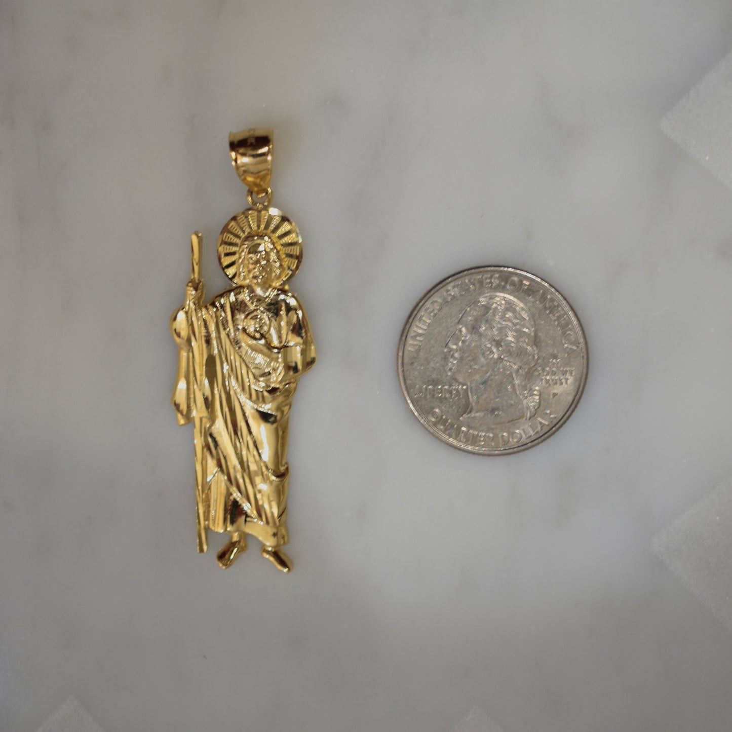 14K Gold San Juditas Chain Set