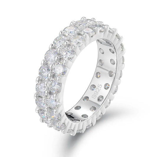 VVS 3MM Double Row Ring