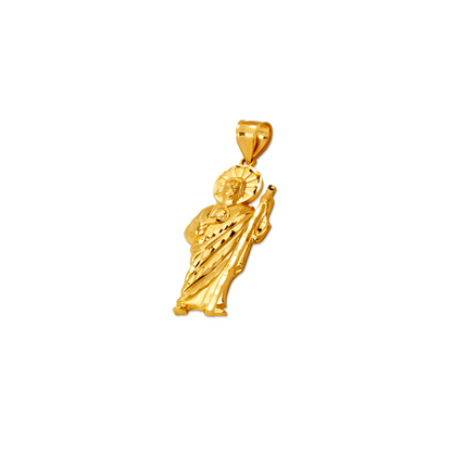 14K Gold San Juditas Pendant