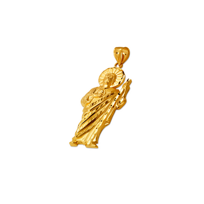 14K Gold San Juditas Pendant