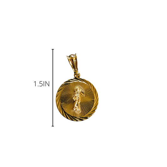 Santa Muerte Medalla Chain