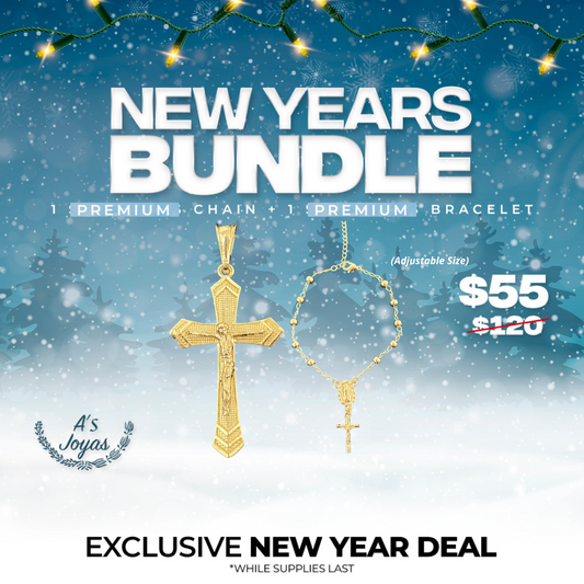 Cruz Chain New Years Bundle (1 Chain + 1 Bracelet)