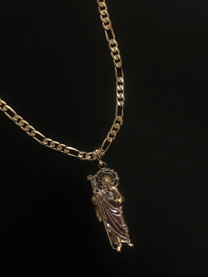 3 Tone San Judas Tadeo Chain