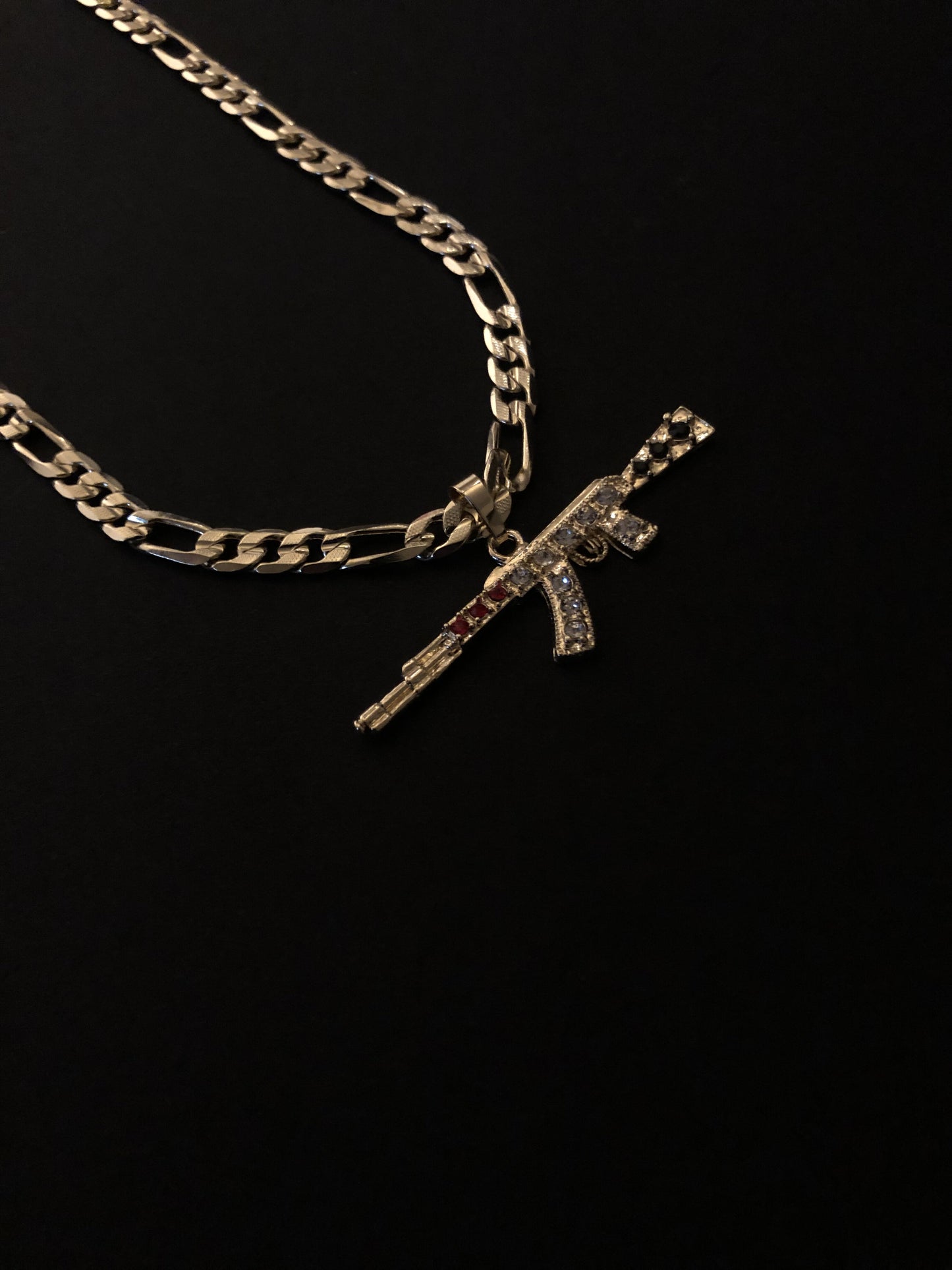 AK-47 Tri-Color Stone Chain