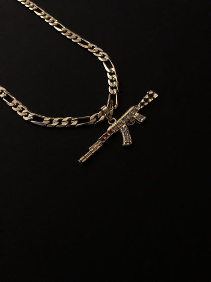 AK-47 Tri-Color Stone Chain