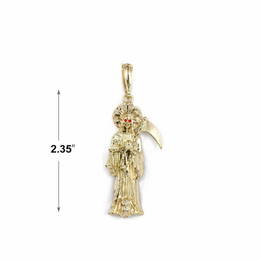Santa Muerte Chain (Red Eyes)