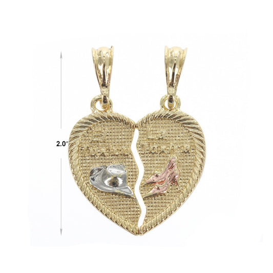 Los Toxicos Matching Necklace (Double Sided 3 Tone 2in)