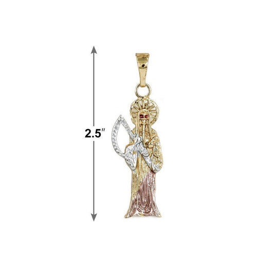 3 Tone Santa Muerte Chain (Small)