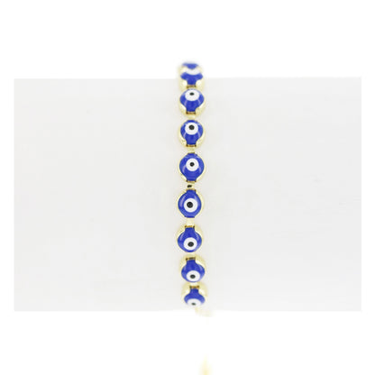 Blue Evil Eye Adjustable Bracelet
