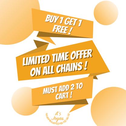 Medium Sized Centenario Chain (Double Sided)