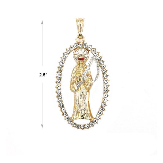 Bust Down Santa Muerte Chain